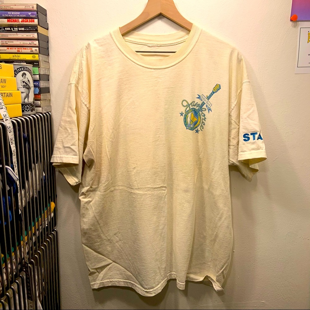 XL. VINTAGE DOLLAR BANK ‘99 JAMBOREE STAFF TEE FADED/YELLOWED